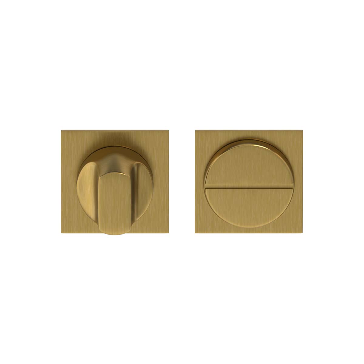 Skantrae Toiletgarnituur Quadrate Minimal Mat Messing